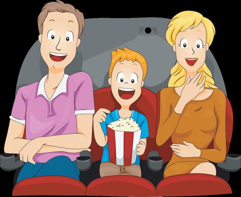 A Man Lay Sprawled Across Three Seats In The Cinema