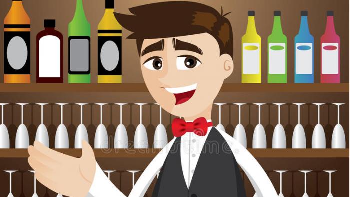 Funny Bar Joke: The Bartender Is Impressed And Gives The Man Free Drinks