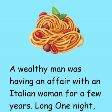 Italian Girl And Spaghetti
