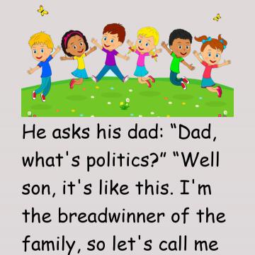 Little Boy Wants To Know About Politics