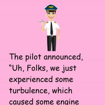The Captain Announces That An Engine Has Failed