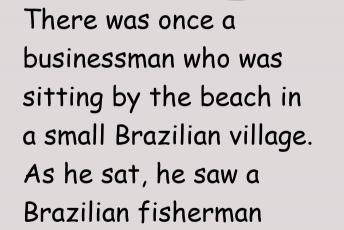 The Fisherman And The Businessman