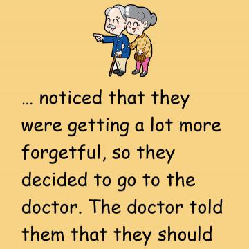 The Funny Old Forgetful Couple Go To A Doctor