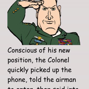 The Pompous Colonel Wanted To Impress