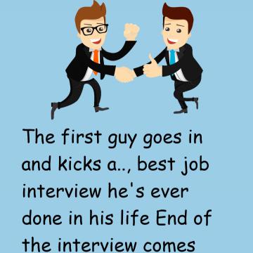 Three Guys Go In For A Job Interview