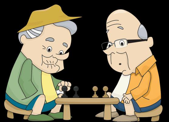 Two Old Men Are Talking Sports!