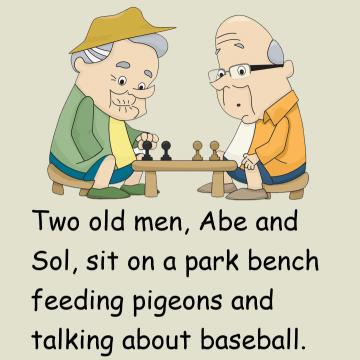 Two Old Men Are Talking Sports!